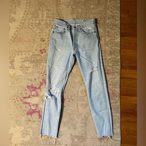 White oak cone denim Levi’s Jeans in size W26 L30